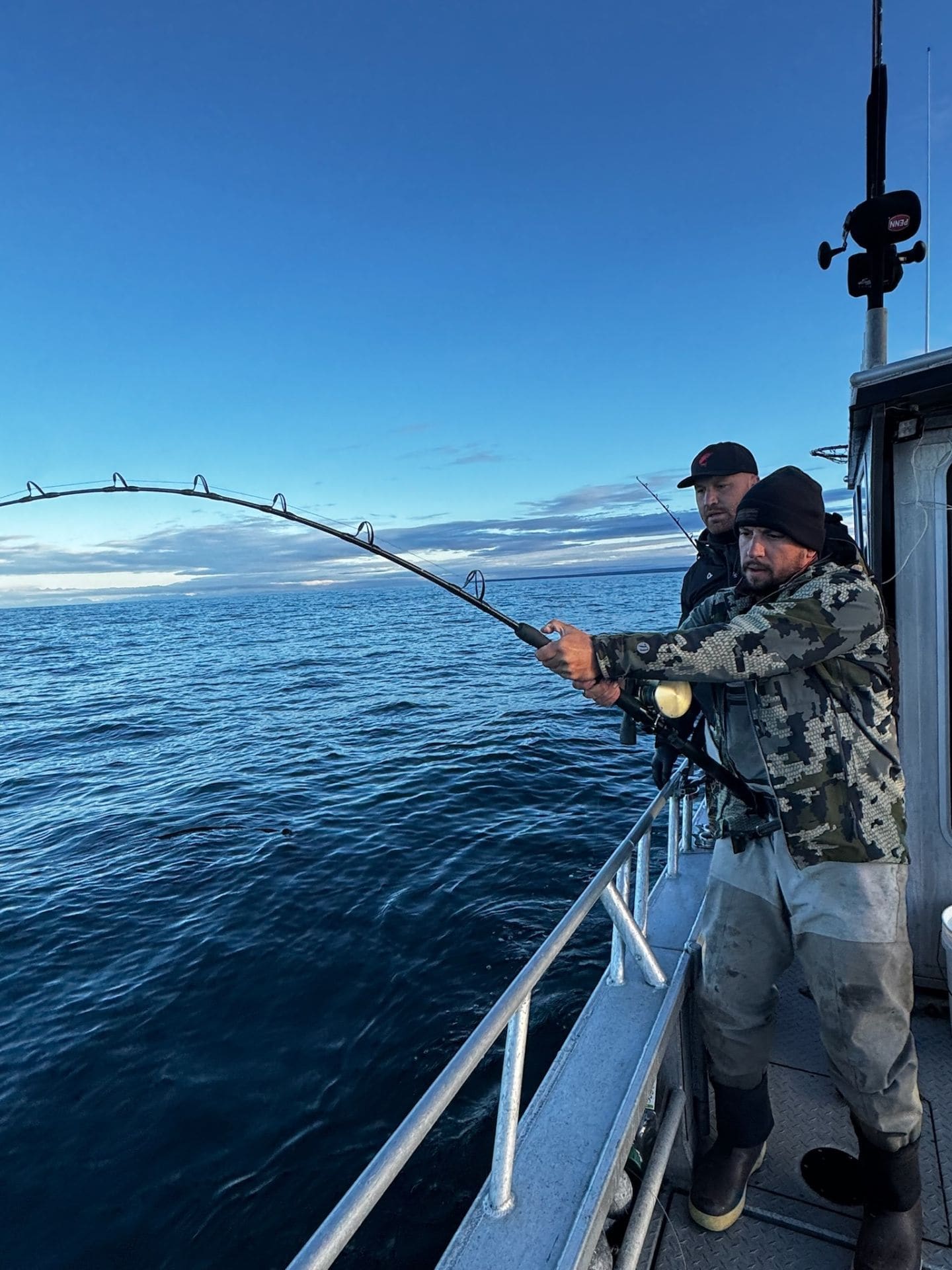 Sockeye and silver salmon fishing